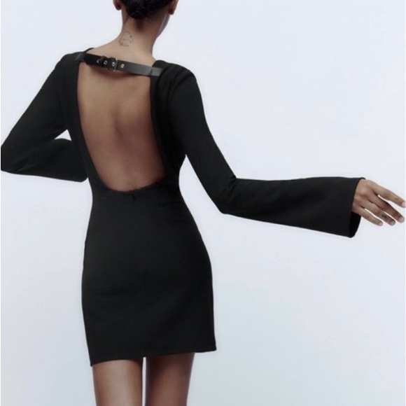 NWT Zara Open Back Dress - Picture 2 of 4